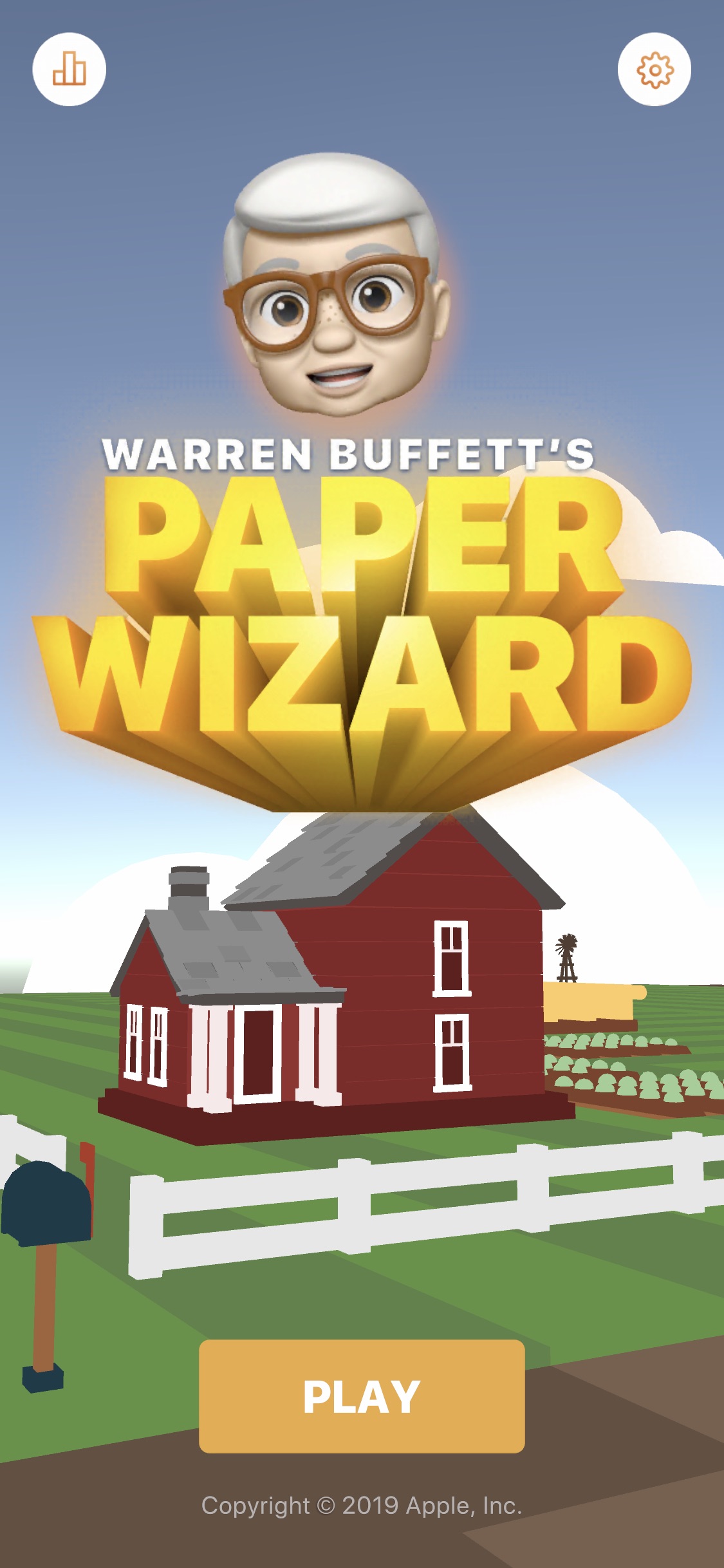 warren buffetts paper wizard home screen
