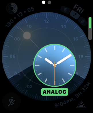 analog watch face