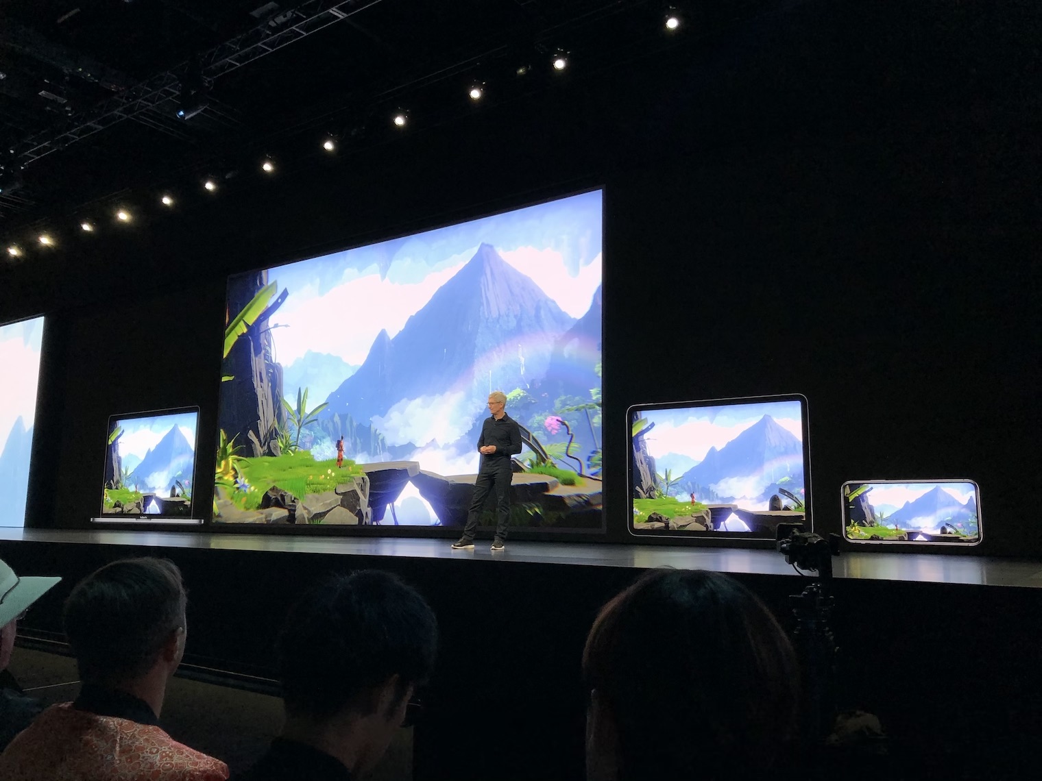 conference stage presentation