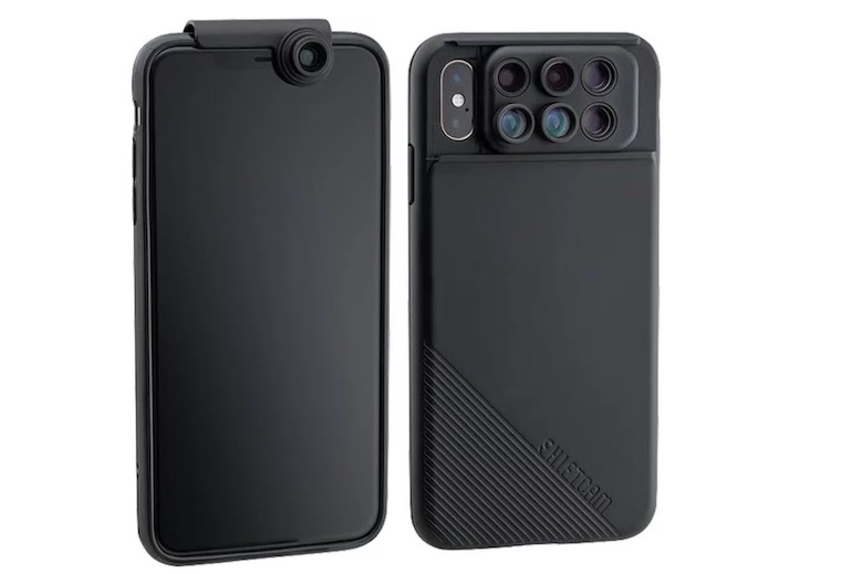 dual smartphone camera lens case