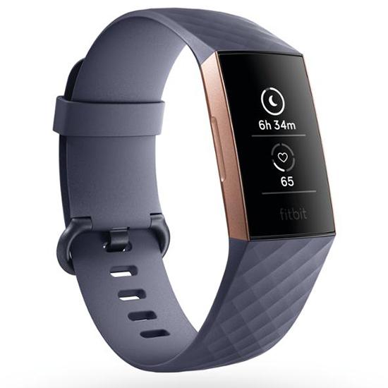 fitbit charge 3 side view gray