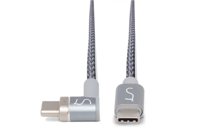 gray braided usb c cable