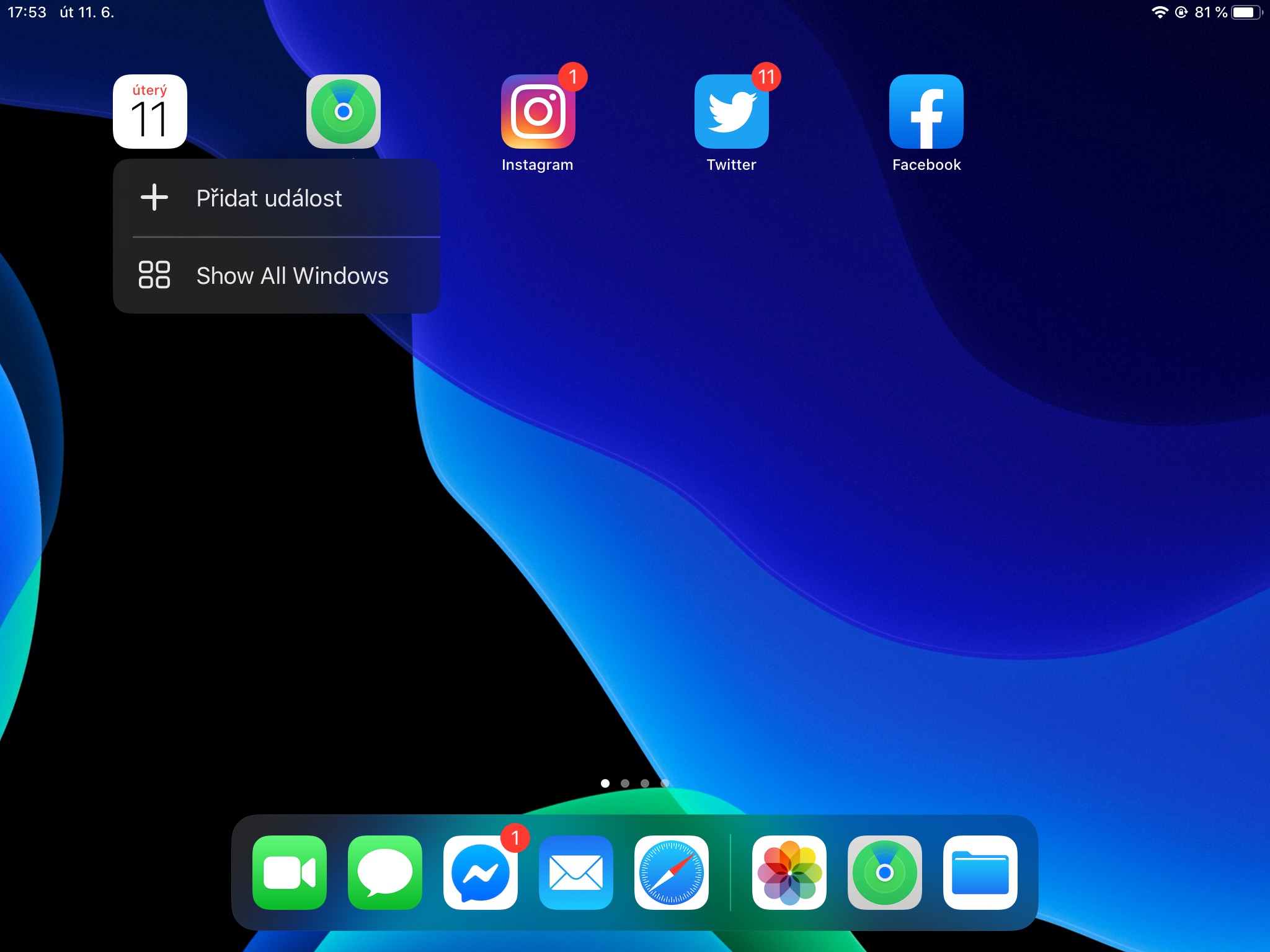 ipad home screen apps