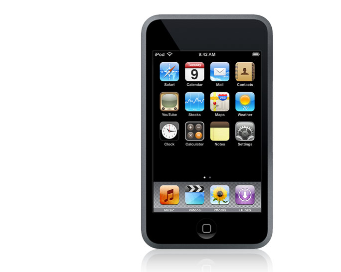 ipod touch front view