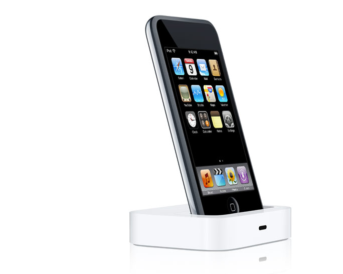 ipod touch in dock
