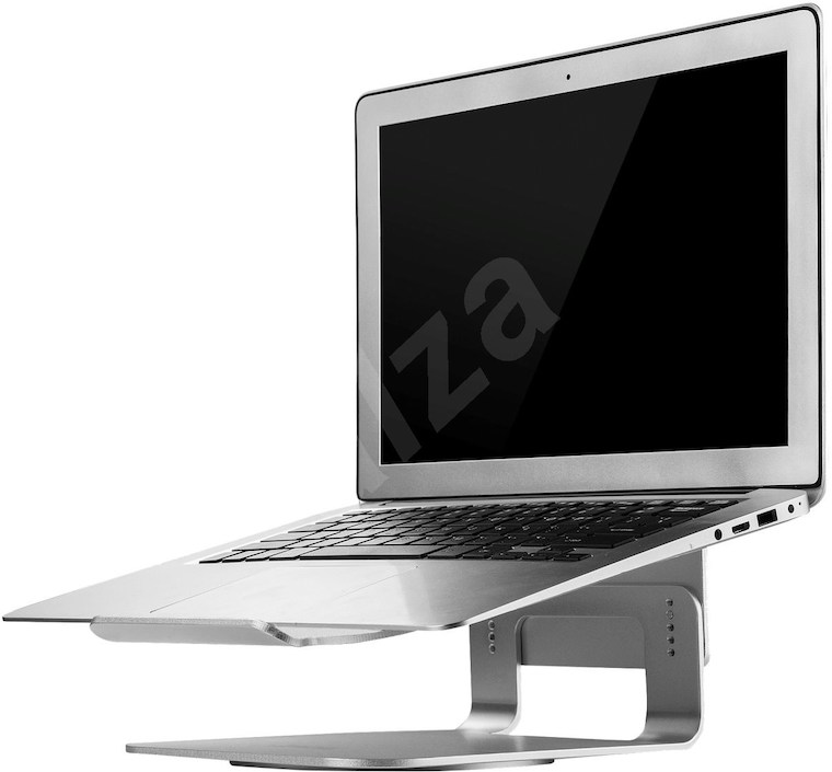 laptop on evolveo stand