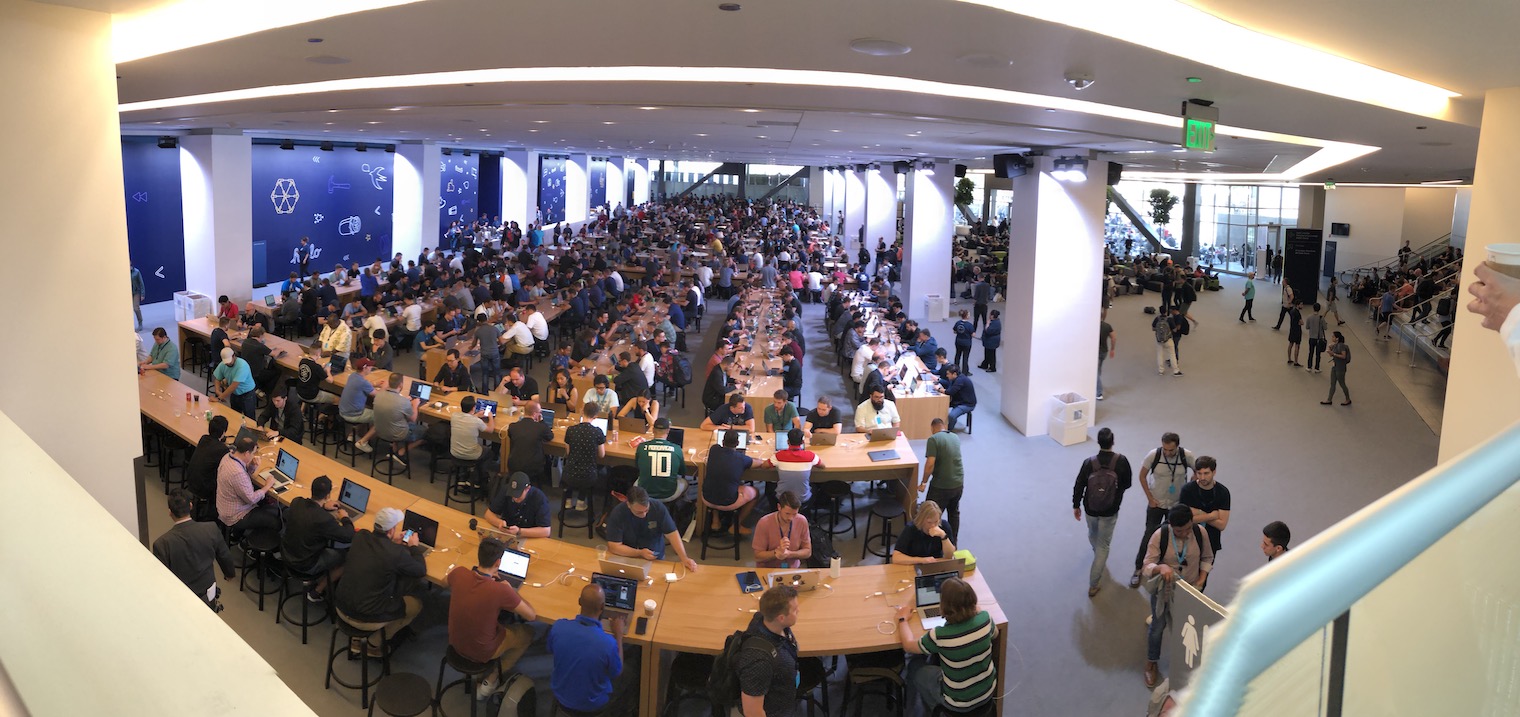 large crowd at conference