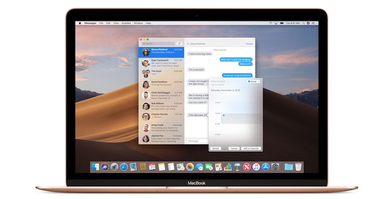 macbook messages app