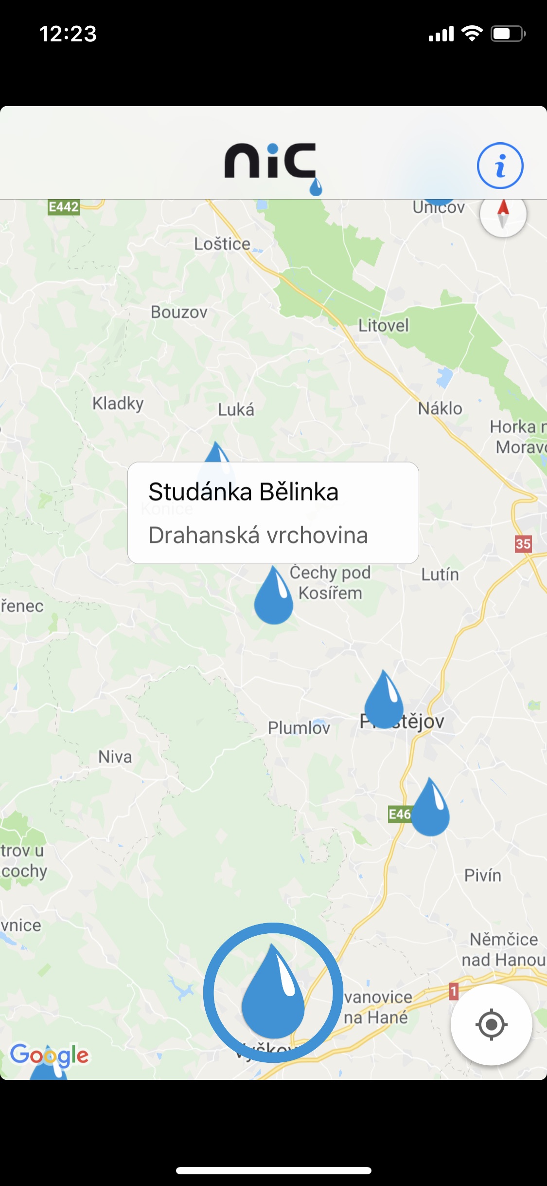 map app location detail belinka