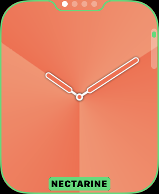 nectarine watch face