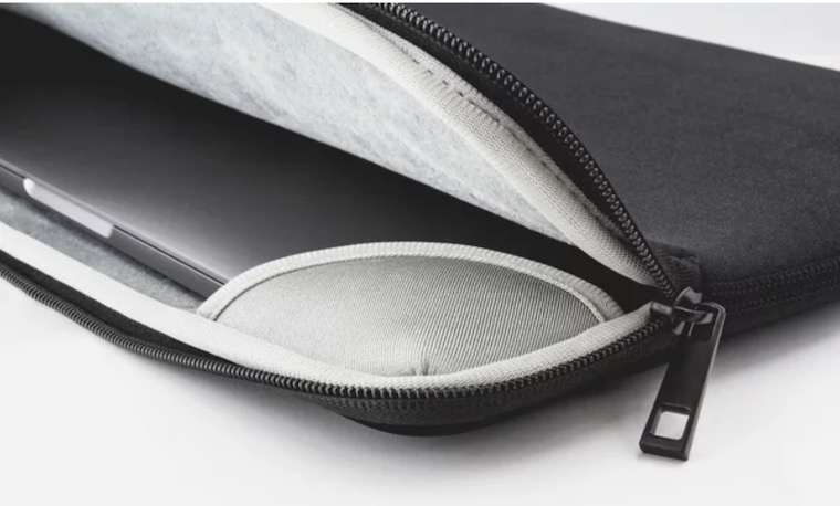 open black laptop sleeve