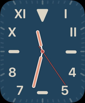 roman numeral watch face