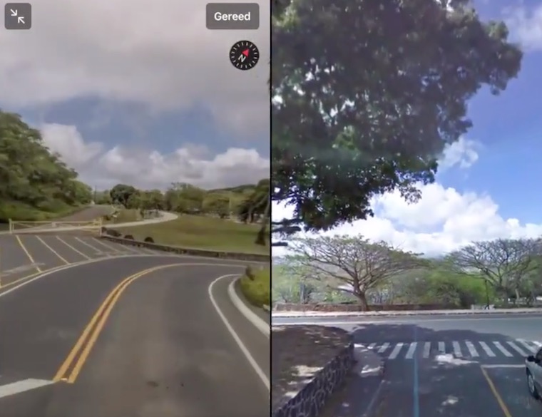 street view comparison intersection