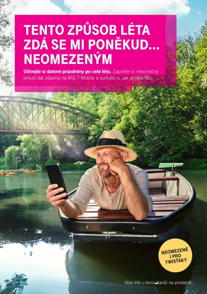 summer promotion man on boat