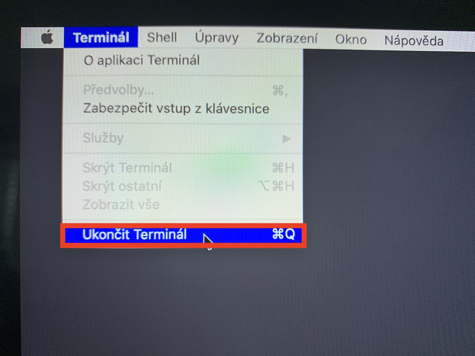 vymazat_touch_bar5 vymazání dat z touch id