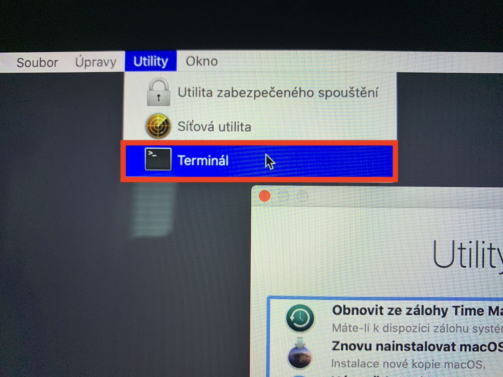 vymazat_touch_bar6 vymazání dat z touch id