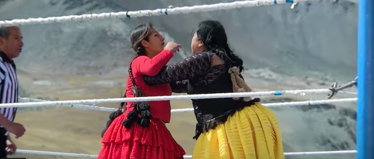 women wrestling ring