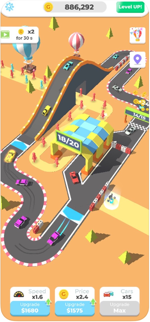 3d racing game desert