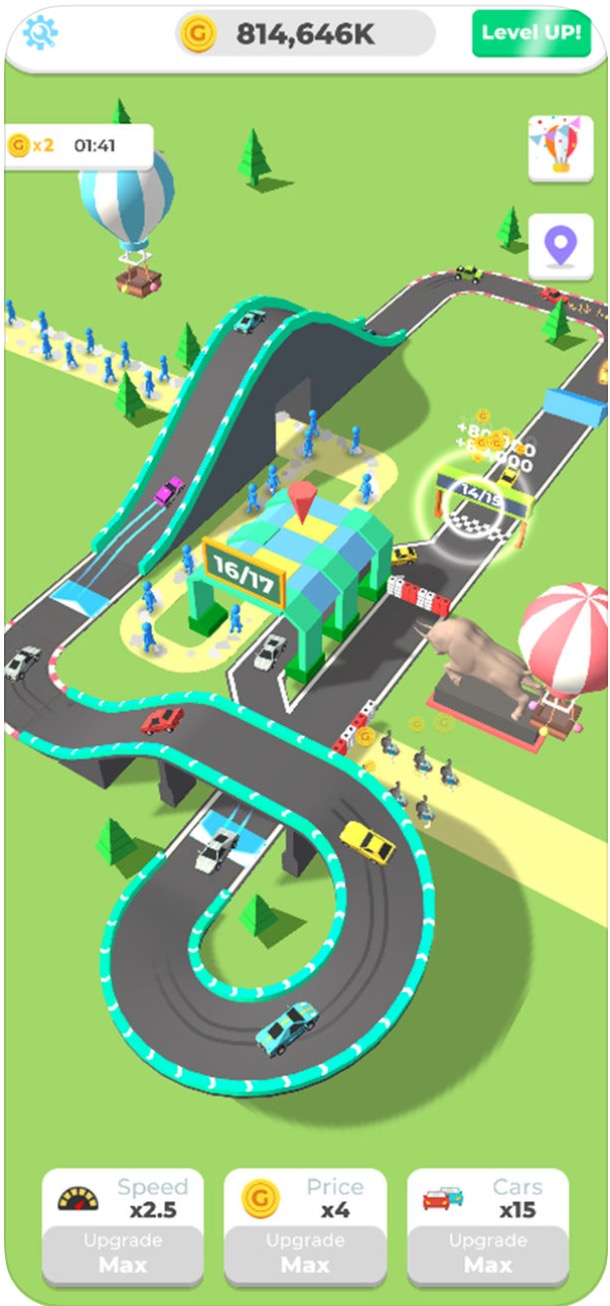 3d racing game track