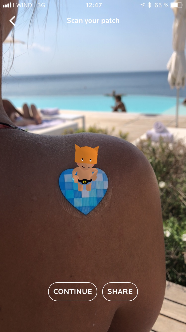 My UV Patch scan