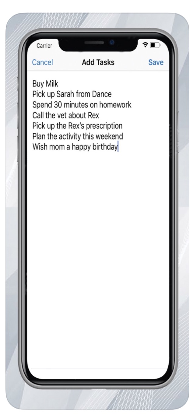 add tasks app interface