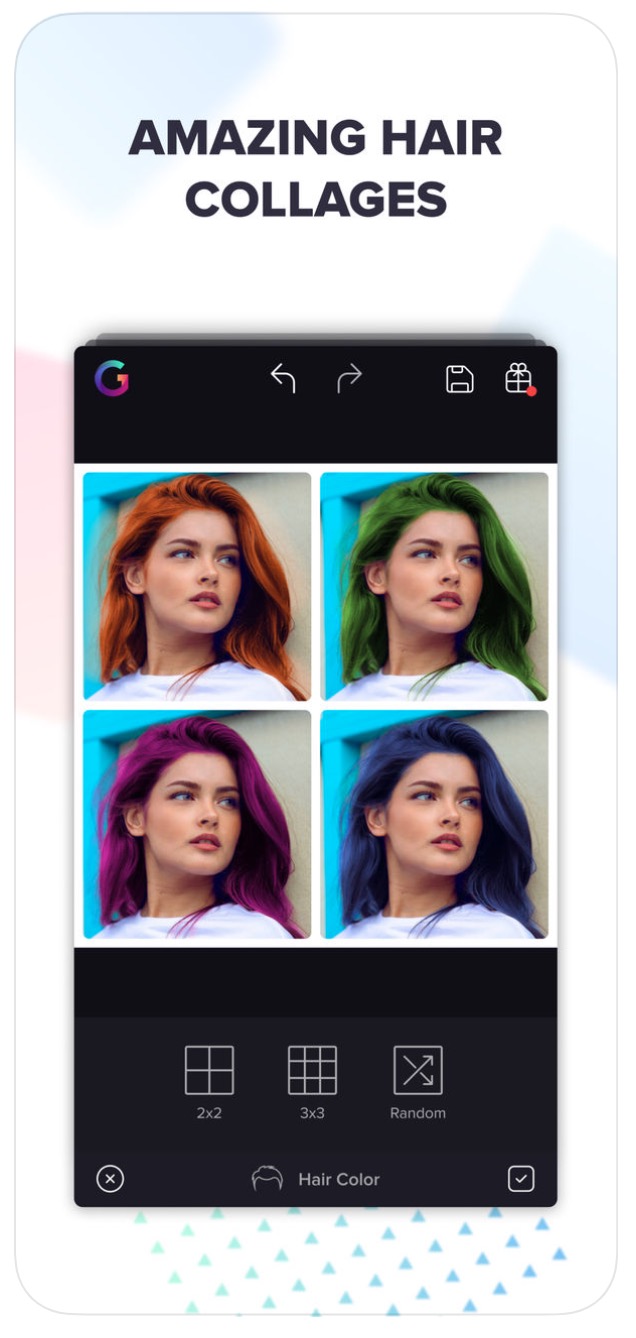 amazing hair collages app