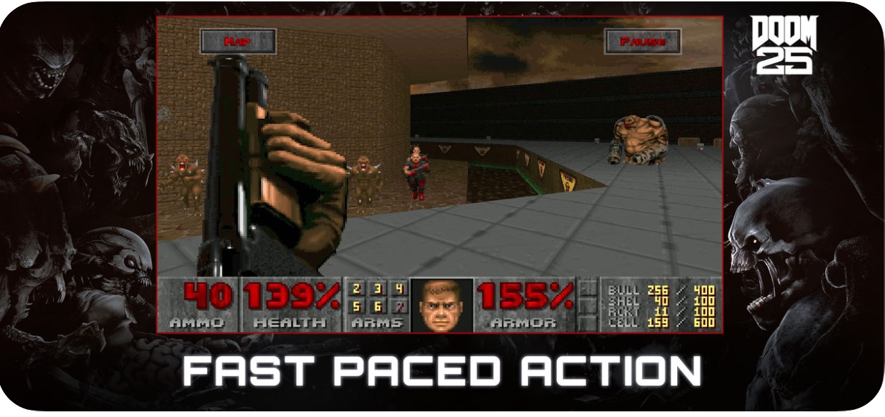 doom 25 fast paced action