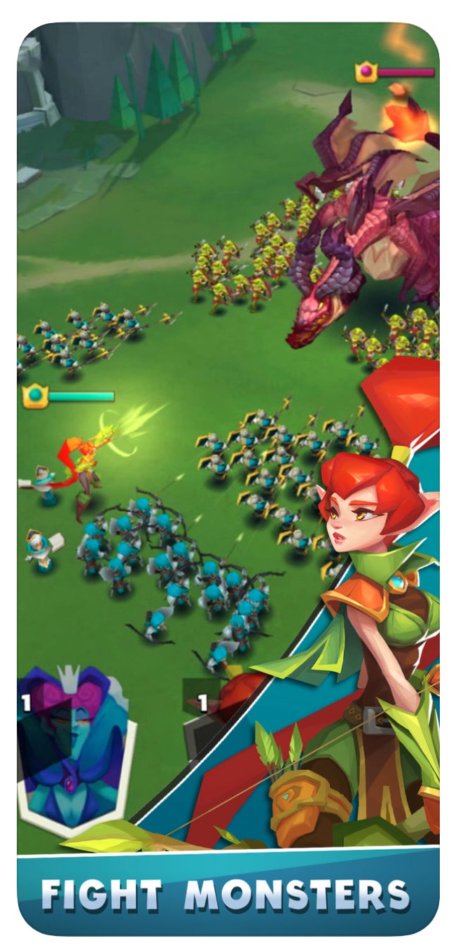 fight monsters game battle