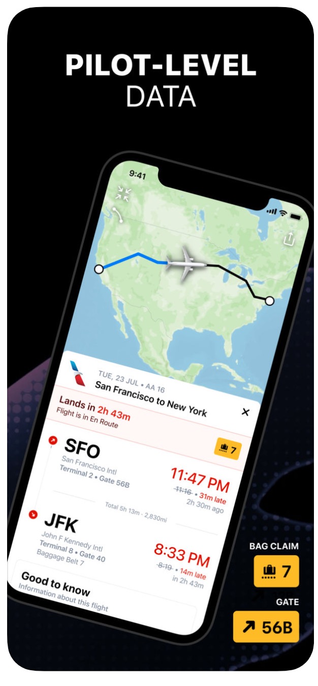 flight tracking app