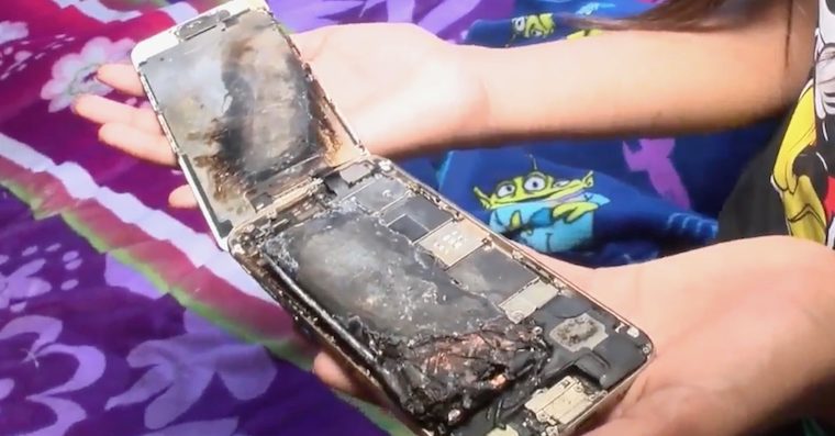 iPhone 6 vzplanul FB