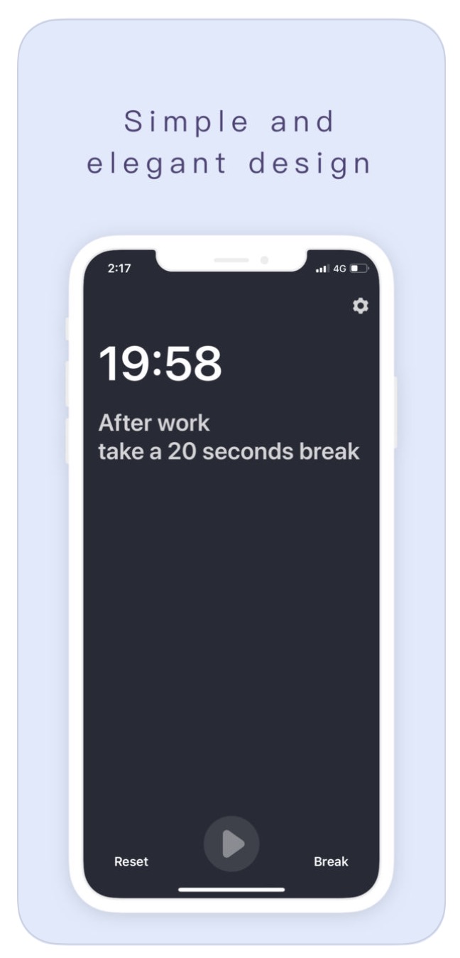 minimalist timer app