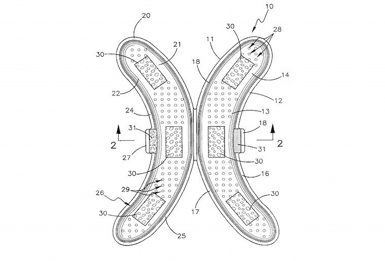 patent design for footwear