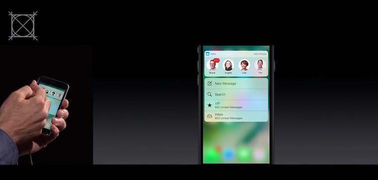 smartphone interface demo