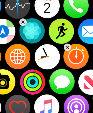 smartwatch app icons