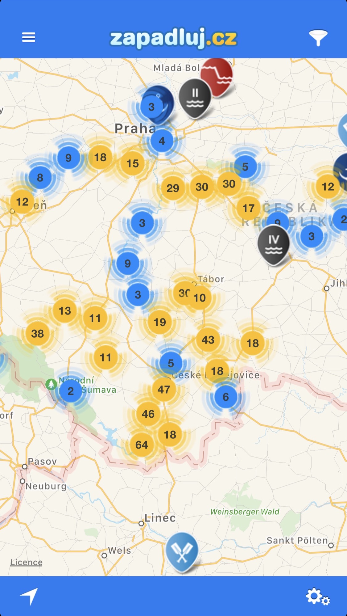 zapadluj 8 Screenshot z aplikace Zapadluj