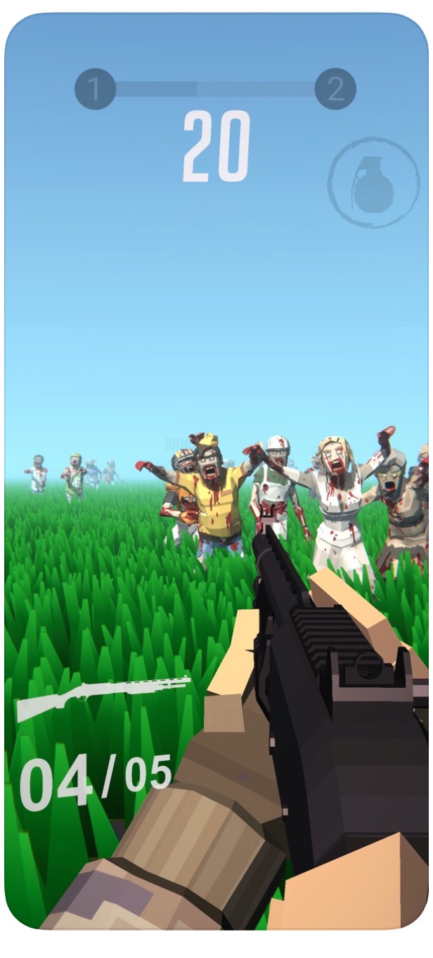 zombie shooter level