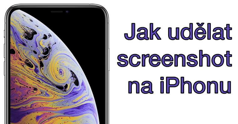 jak udělat screenshot na iPhone