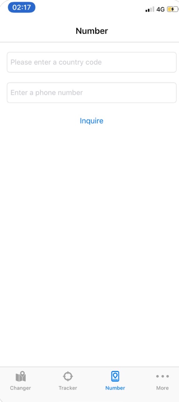 phone number inquiry