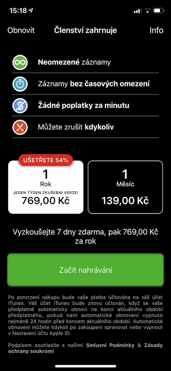 tapeacall_app4 Jak nahrát hovor na iPhone