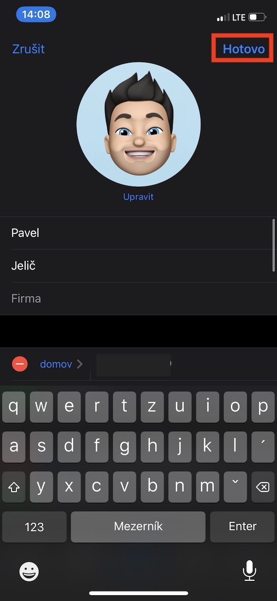 uprava_moje_vizitka5 úprava mojí vizitky v ios