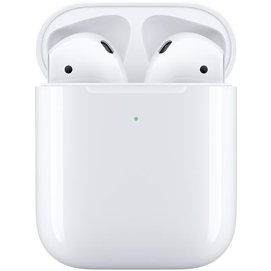 wireless earbuds front view