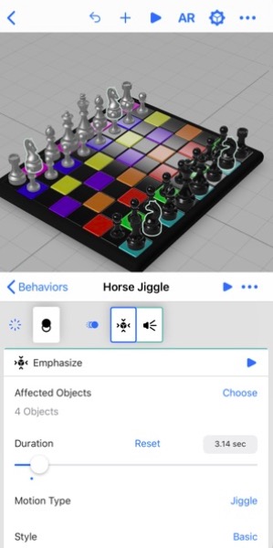 ar chess horse jiggle