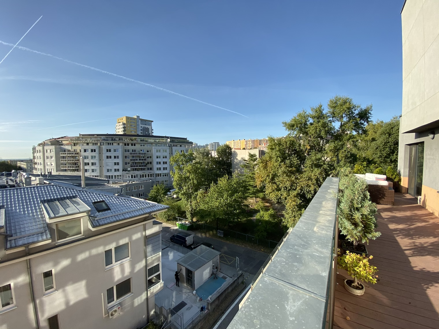 cityscape balcony view