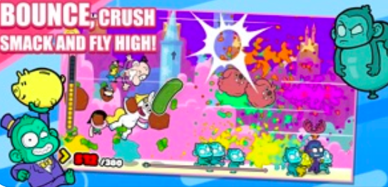 colorful arcade game scene