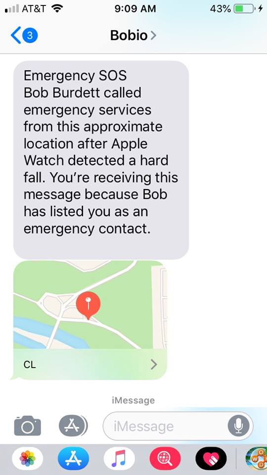 emergency sos text message