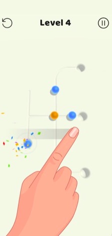 game level four finger swipe