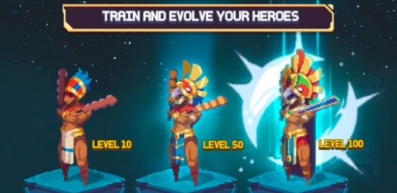 game train evolve heroes