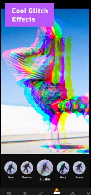 glitch effect dancer