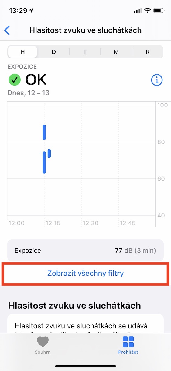 hlasitost_sluchatek_zvuk_ios13_5 hlasitost sluchátek v ios 13