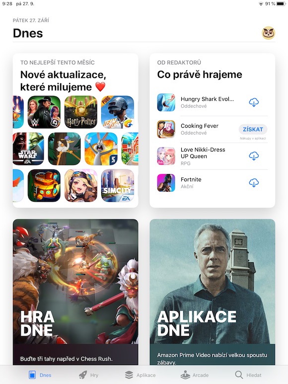 iPadOS Aktualizace aplikaci app store 2